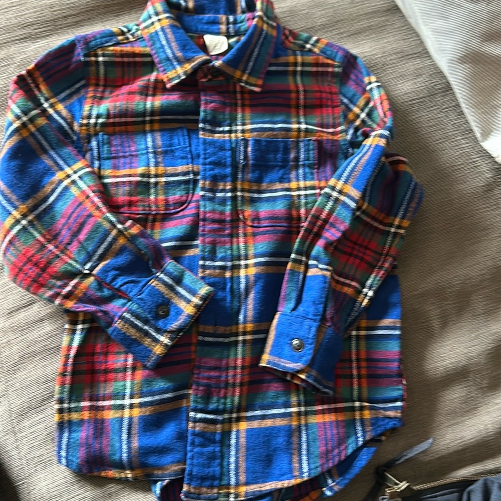 GAP SHIRT PLAI FLANEL